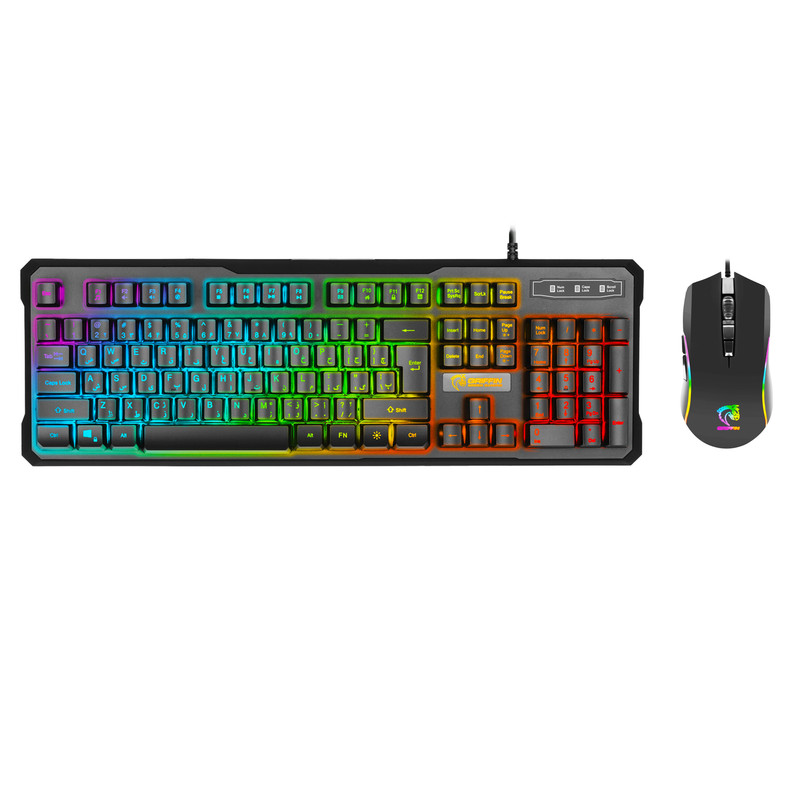 ماوس و کیبورد گیمینگ ، نورپردازی زیبای آر جی بی