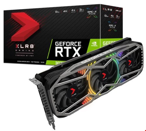 کارت گرافیک PNY RTX 3070 8G (دست دوم)
