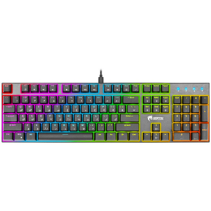 تمام مکانیکال ، نورپردازی زیبای آر جی بی ، قابلیت جداسازی کابل