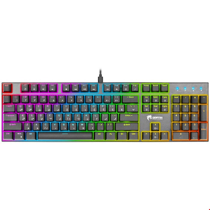 کیبورد گیمینگ مکانیکال گرین Green GK802 RGB