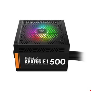 پاور کامپیوتر GamDias KRATOS E1 500W RGB 80PLUS