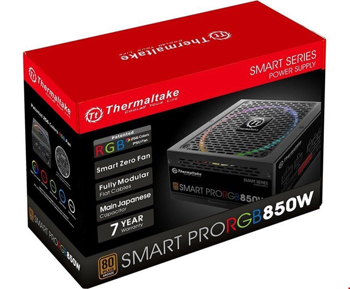 پاور کاملا ماژولار ترمالتیک 850 وات آر جی بی Thermaltake Smart ProRGB 850W