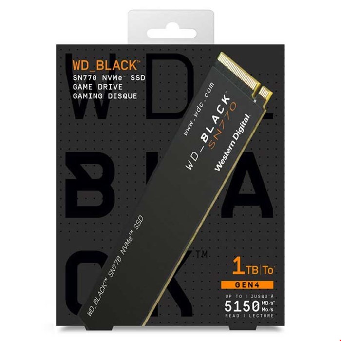 اس اس دی وسترن دیجیتال 1 ترابایت M2 مدل WD SN770 PCIe4